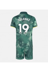 Tottenham Hotspur Dominic Solanke #19 Jalkapallovaatteet Lasten Kolmas peliasu 2024-25 Lyhythihainen (+ Lyhyet housut)